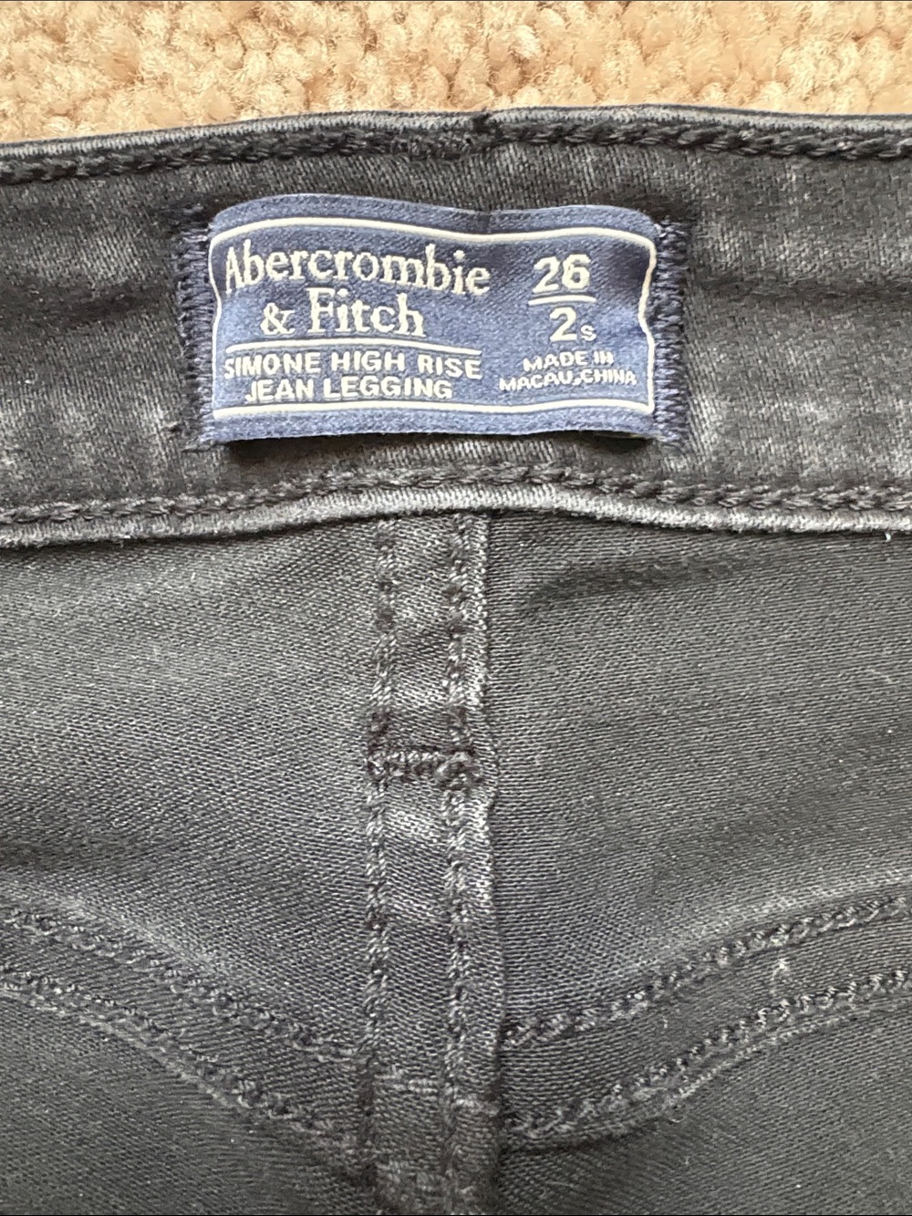 Abercrombie & Fitch Simone High Rise Jean Legging - Picture 5 of 6